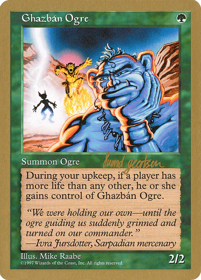 Ghazban Ogre (Svend Geertsen) [World Championship Decks 1997] | Card Merchant Takapuna