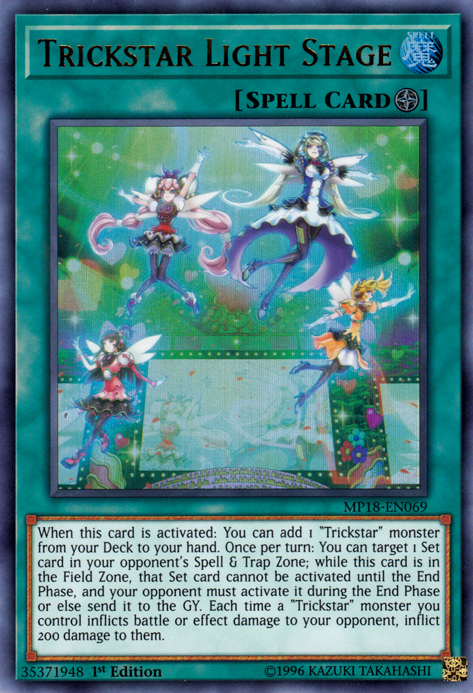 Trickstar Light Stage [MP18-EN069] Ultra Rare | Card Merchant Takapuna