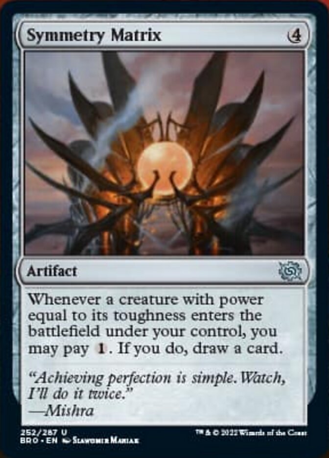 Symmetry Matrix [The Brothers' War] | Card Merchant Takapuna