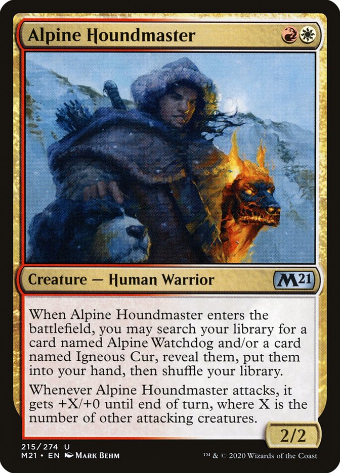 Alpine Houndmaster [Core Set 2021] | Card Merchant Takapuna