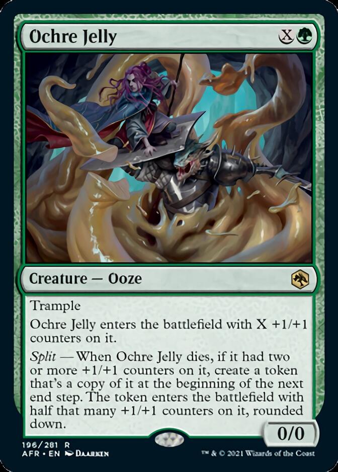 Ochre Jelly [Dungeons & Dragons: Adventures in the Forgotten Realms] | Card Merchant Takapuna