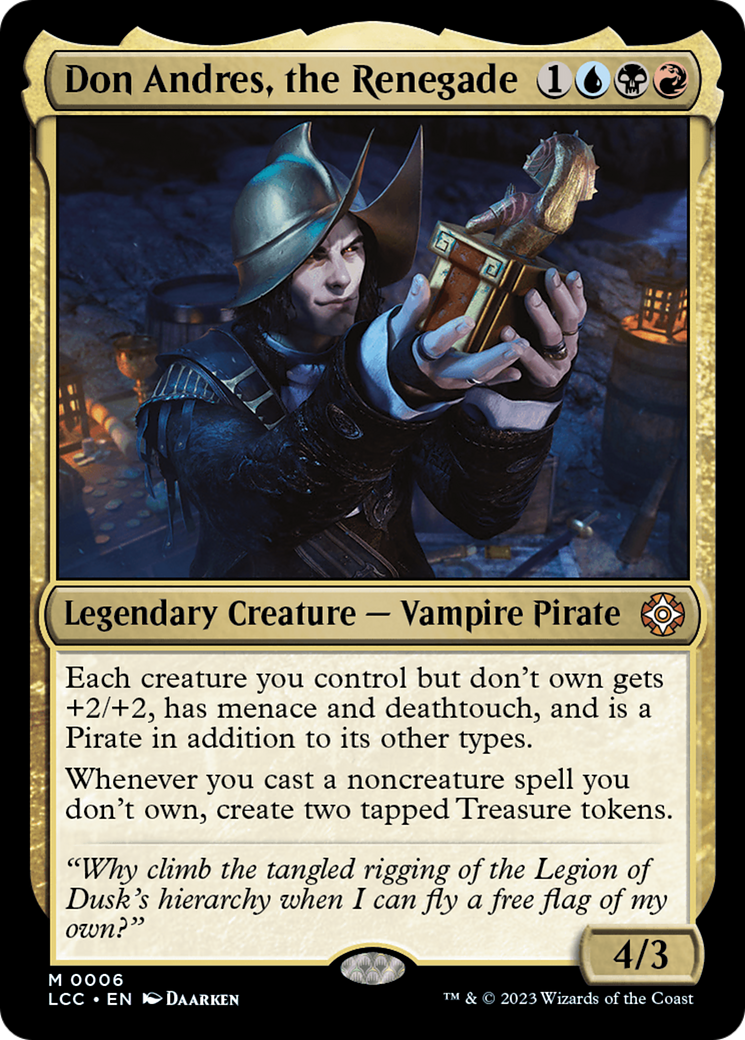 Don Andres, the Renegade [The Lost Caverns of Ixalan Commander] | Card Merchant Takapuna