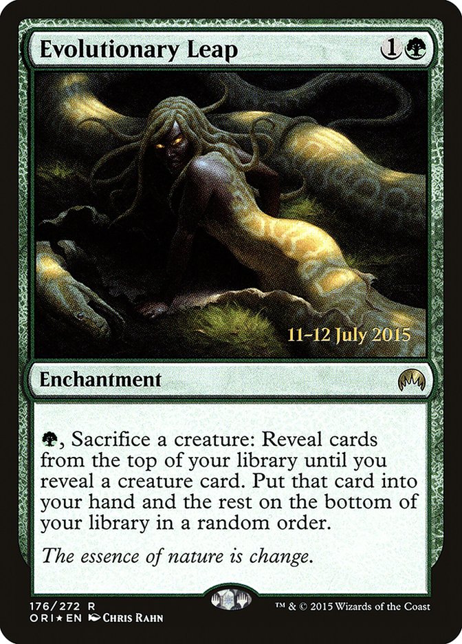 Evolutionary Leap [Magic Origins Prerelease Promos] | Card Merchant Takapuna