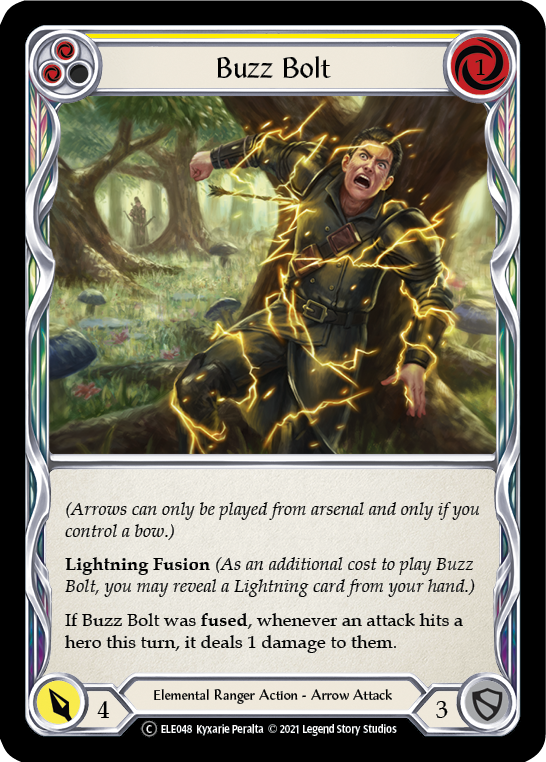 Buzz Bolt (Yellow) [U-ELE048] (Tales of Aria Unlimited)  Unlimited Normal | Card Merchant Takapuna