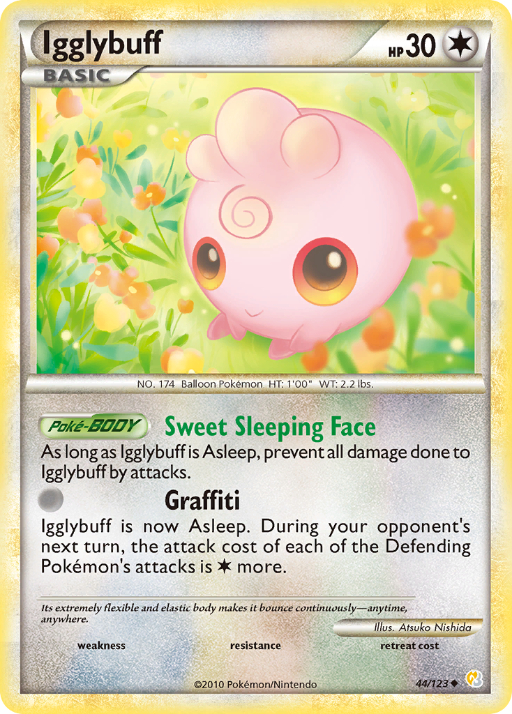 Igglybuff (44/123) [HeartGold & SoulSilver: Base Set] | Card Merchant Takapuna