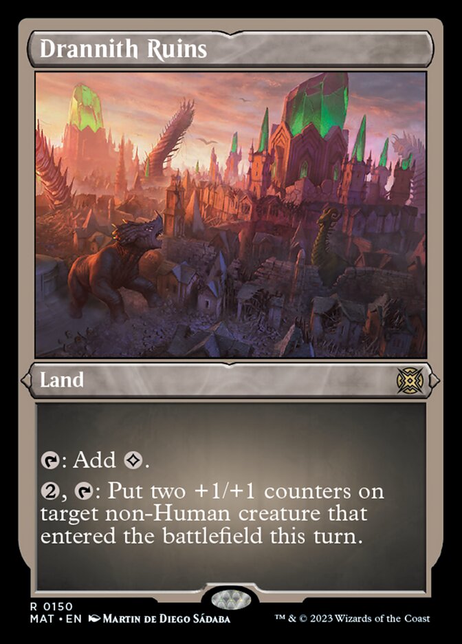 Drannith Ruins (Foil Etched) [March of the Machine: The Aftermath] | Card Merchant Takapuna