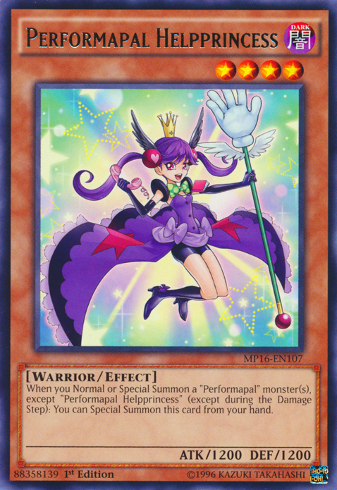 Performapal Helpprincess [MP16-EN107] Rare | Card Merchant Takapuna