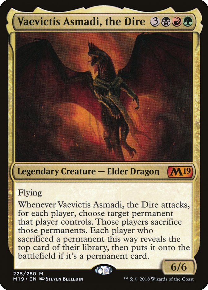 Vaevictis Asmadi, the Dire [Core Set 2019] | Card Merchant Takapuna