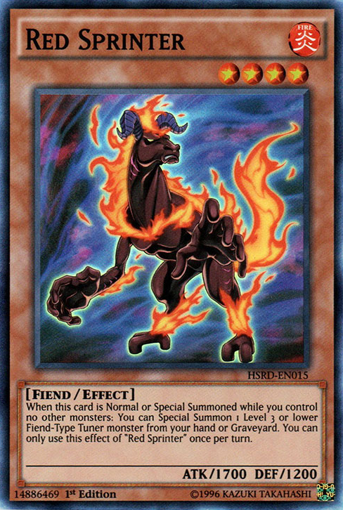 Red Sprinter [HSRD-EN015] Super Rare | Card Merchant Takapuna