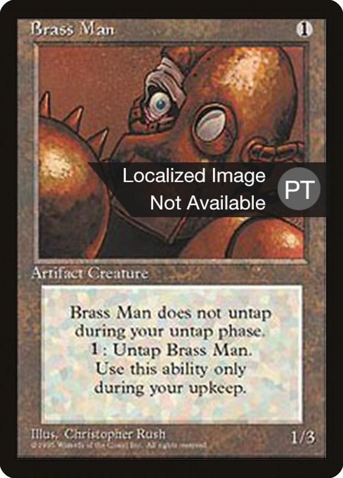 Brass Man [Fourth Edition (Foreign Black Border)] | Card Merchant Takapuna