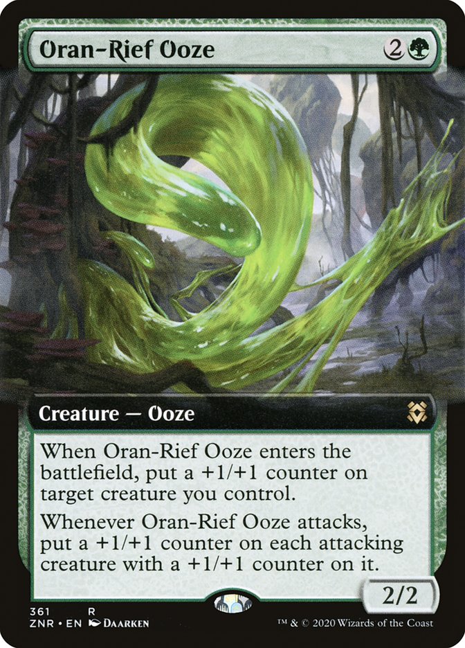 Oran-Rief Ooze (Extended Art) [Zendikar Rising] | Card Merchant Takapuna