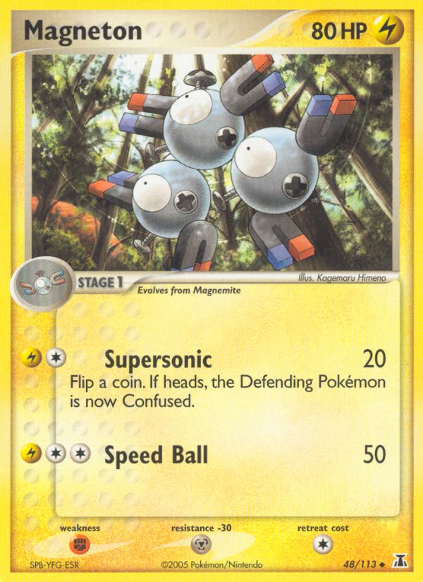 Magneton (48/113) [EX: Delta Species] | Card Merchant Takapuna