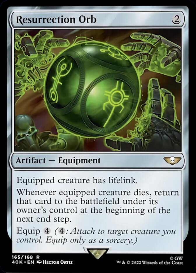 Resurrection Orb [Warhammer 40,000] | Card Merchant Takapuna