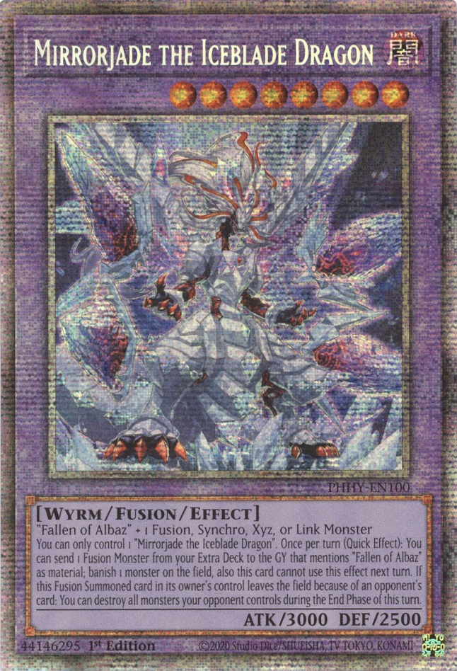 Mirrorjade the Iceblade Dragon [PHHY-EN100] Starlight Rare | Card Merchant Takapuna