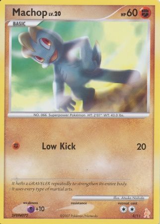 Machop (5/11) [Diamond & Pearl: Trainer Kit - Lucario] | Card Merchant Takapuna