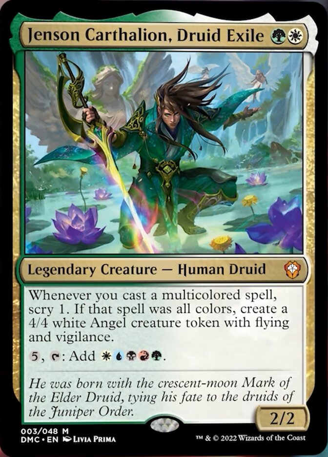 Jenson Carthalion, Druid Exile [Dominaria United Commander] | Card Merchant Takapuna