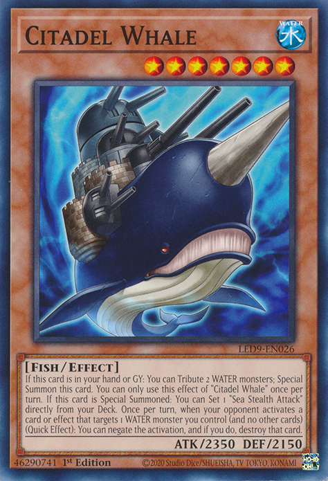 Citadel Whale [LED9-EN026] Common | Card Merchant Takapuna