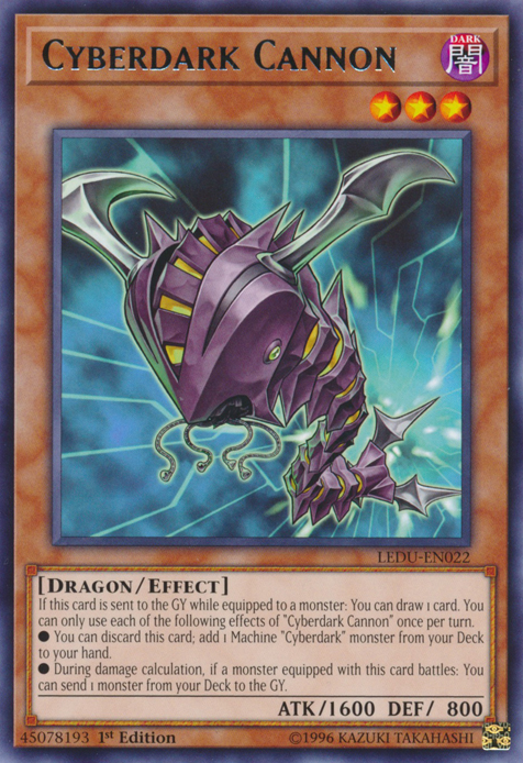 Cyberdark Cannon [LEDU-EN022] Rare | Card Merchant Takapuna