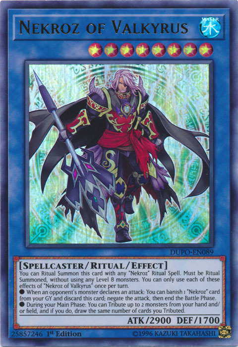 Nekroz of Valkyrus [DUPO-EN089] Ultra Rare | Card Merchant Takapuna