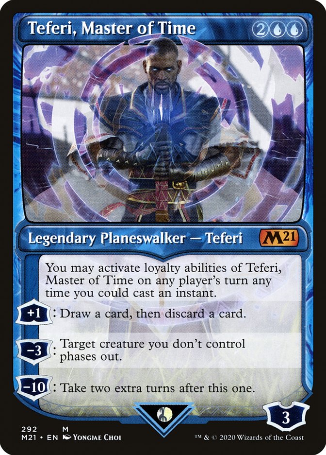 Teferi, Master of Time (Showcase) (292) [Core Set 2021] | Card Merchant Takapuna