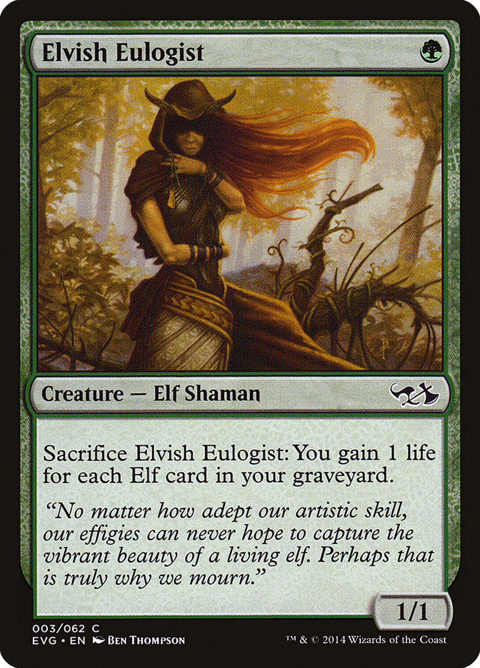 Elvish Eulogist (Elves vs. Goblins) [Duel Decks Anthology] | Card Merchant Takapuna