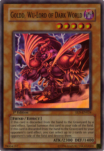 Goldd, Wu-Lord of Dark World [EEN-EN024] Super Rare | Card Merchant Takapuna