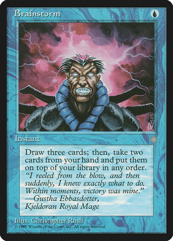 Brainstorm [Ice Age] | Card Merchant Takapuna