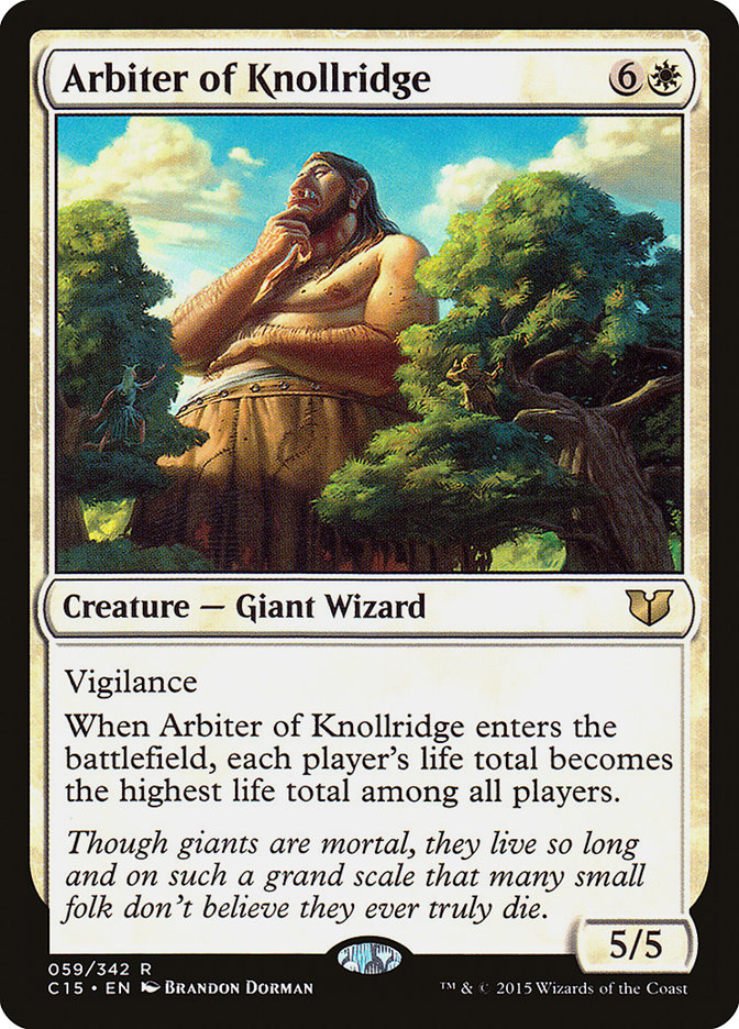 Arbiter of Knollridge [Commander 2015] | Card Merchant Takapuna