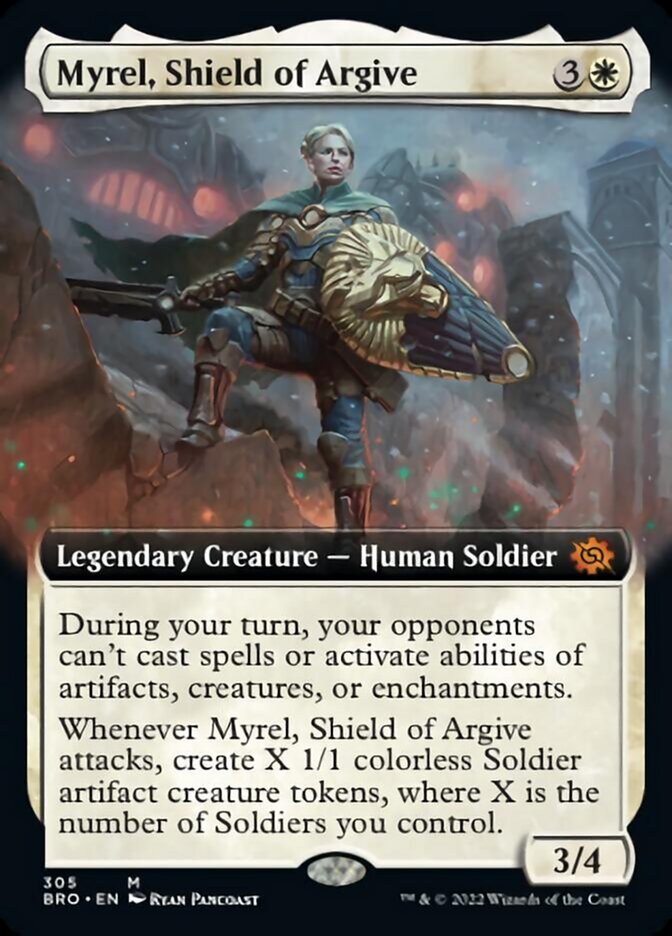 Myrel, Shield of Argive (Extended Art) [The Brothers' War] | Card Merchant Takapuna