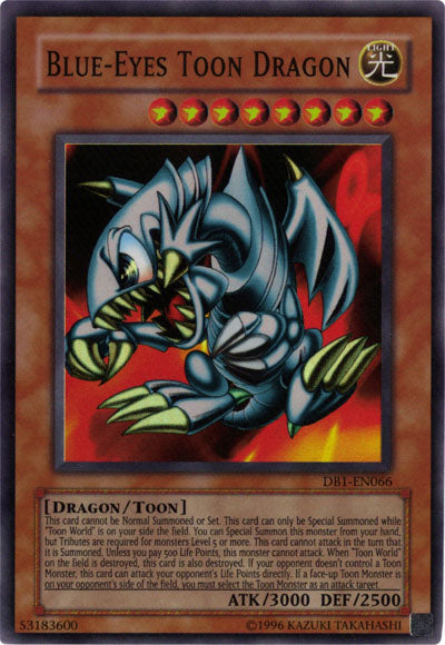 Blue-Eyes Toon Dragon [DB1-EN066] Super Rare | Card Merchant Takapuna