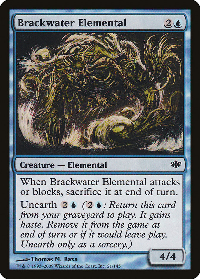 Brackwater Elemental [Conflux] | Card Merchant Takapuna