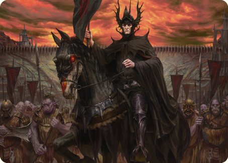 The Mouth of Sauron Art Card [The Lord of the Rings: Tales of Middle-earth Art Series] | Card Merchant Takapuna