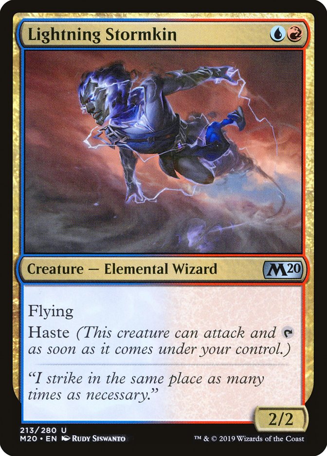 Lightning Stormkin [Core Set 2020] | Card Merchant Takapuna