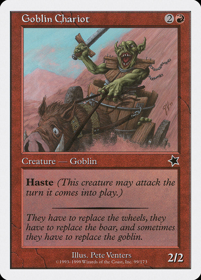 Goblin Chariot [Starter 1999] | Card Merchant Takapuna