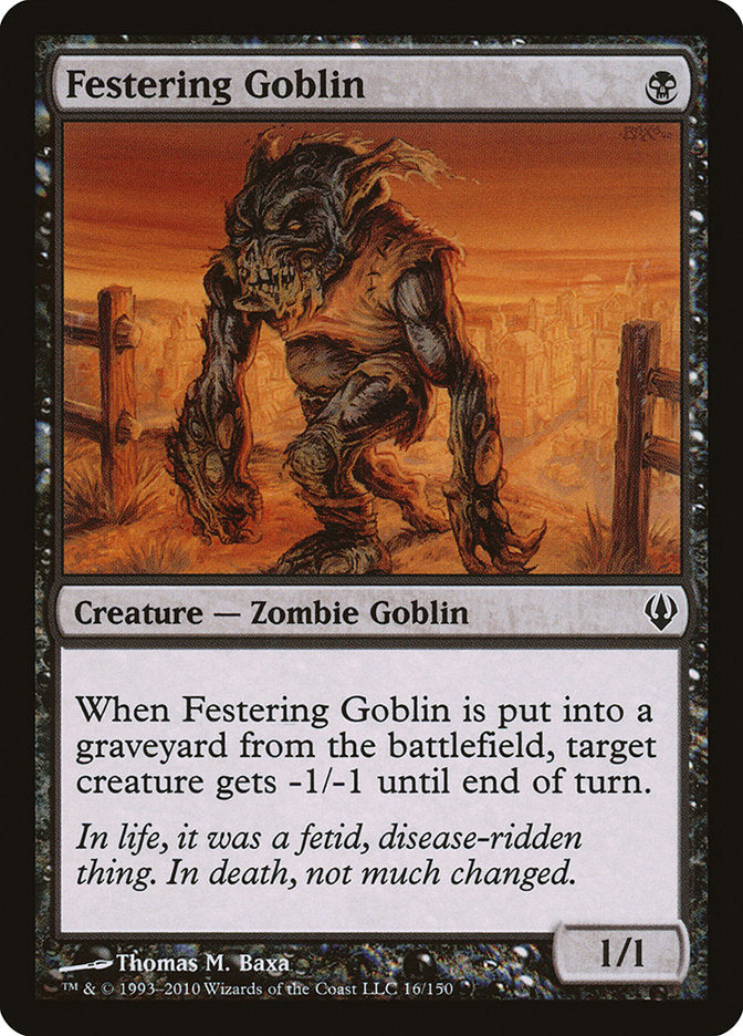 Festering Goblin [Archenemy] | Card Merchant Takapuna