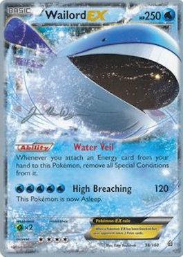 Wailord EX (38/160) (HonorStoise - Jacob Van Wagner) [World Championships 2015] | Card Merchant Takapuna