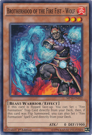 Brotherhood of the Fire Fist - Wolf [MP14-EN012] Common | Card Merchant Takapuna