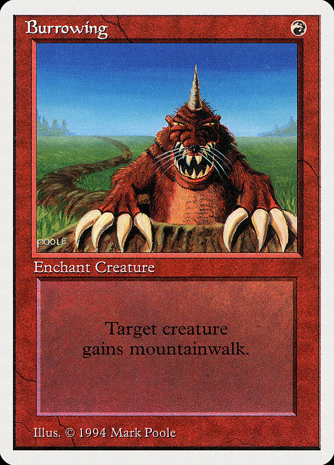 Burrowing [Summer Magic / Edgar] | Card Merchant Takapuna