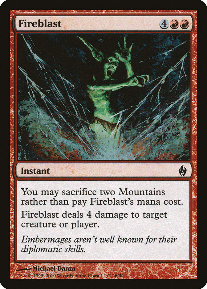 Fireblast [Premium Deck Series: Fire and Lightning] | Card Merchant Takapuna