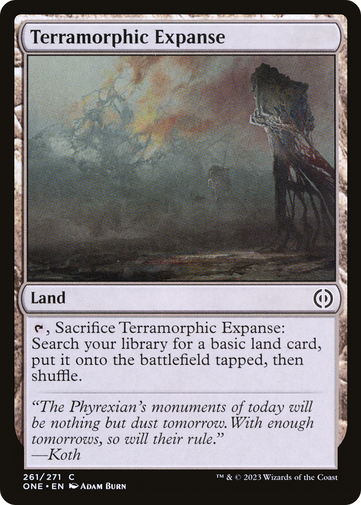 Terramorphic Expanse [Phyrexia: All Will Be One] | Card Merchant Takapuna