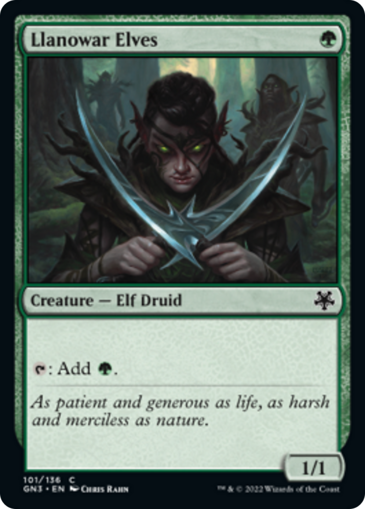 Llanowar Elves [Game Night: Free-for-All] | Card Merchant Takapuna