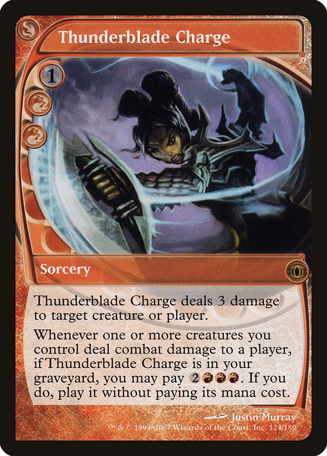 Thunderblade Charge [Future Sight] | Card Merchant Takapuna