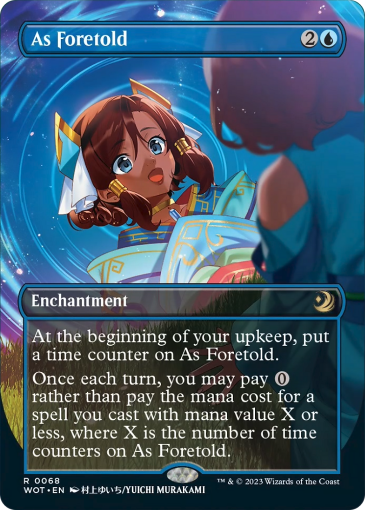 As Foretold (Anime Borderless) [Wilds of Eldraine: Enchanting Tales] | Card Merchant Takapuna