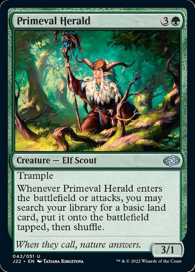 Primeval Herald [Jumpstart 2022] | Card Merchant Takapuna