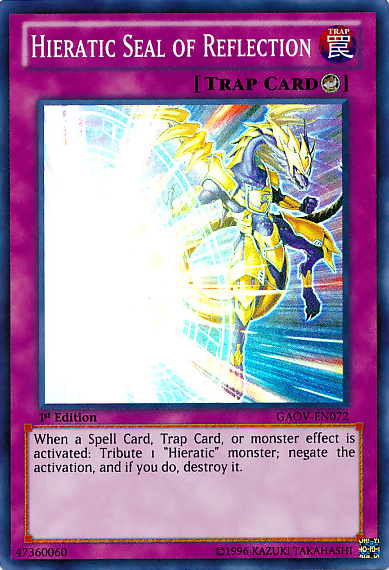 Hieratic Seal of Reflection [GAOV-EN072] Super Rare | Card Merchant Takapuna