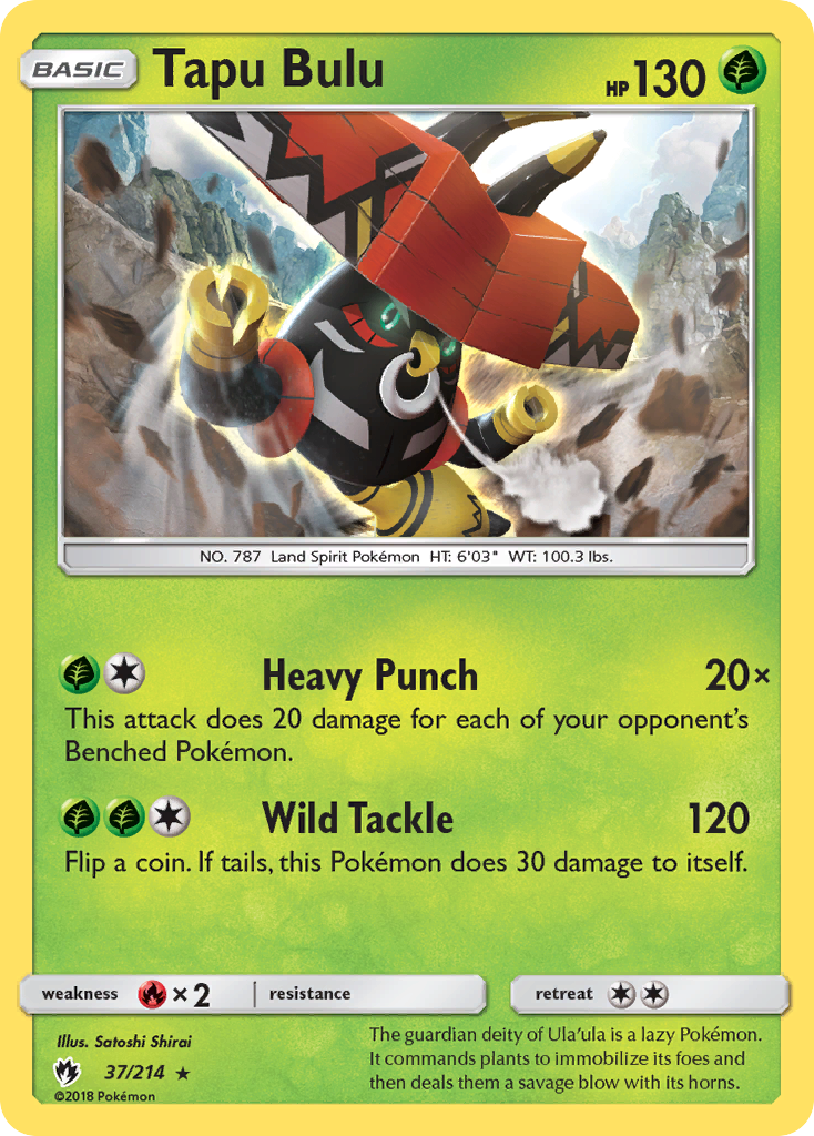 Tapu Bulu (37/214) [Sun & Moon: Lost Thunder] | Card Merchant Takapuna