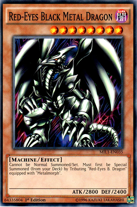 Red-Eyes Black Metal Dragon [MIL1-EN035] Common | Card Merchant Takapuna