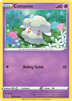 Cottonee (075/185) [Sword & Shield: Vivid Voltage] | Card Merchant Takapuna