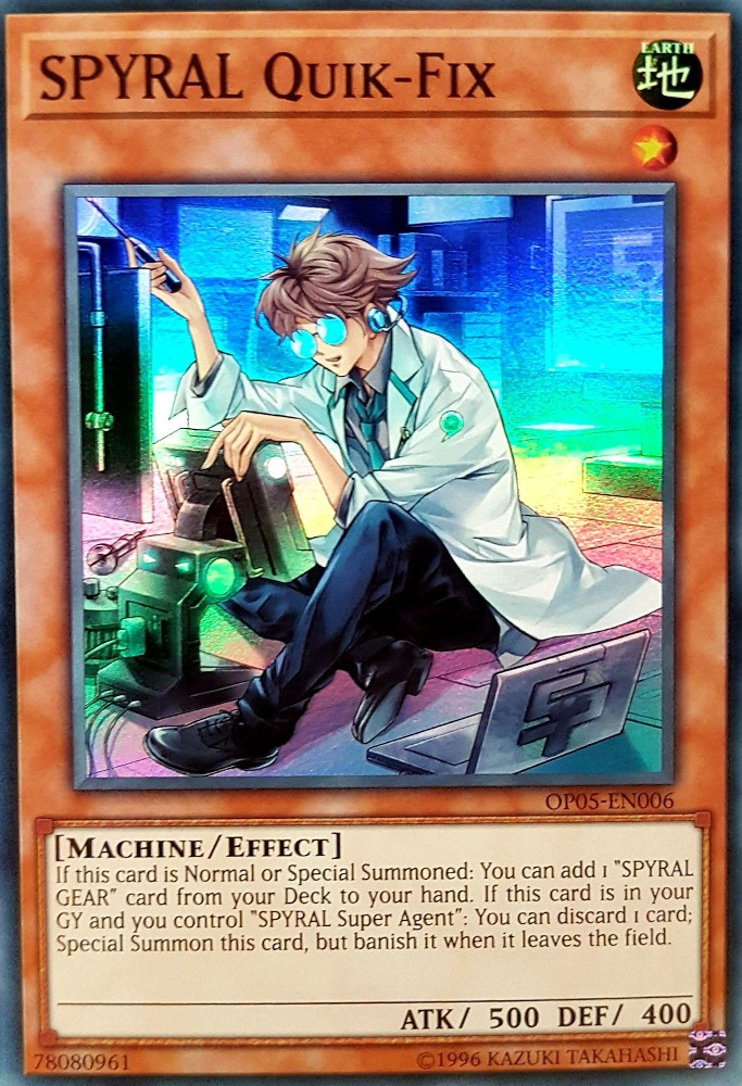 SPYRAL Quik-Fix [OP05-EN006] Super Rare | Card Merchant Takapuna