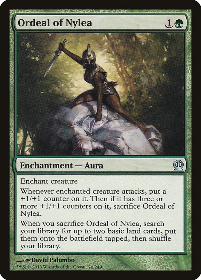 Ordeal of Nylea [Theros] | Card Merchant Takapuna